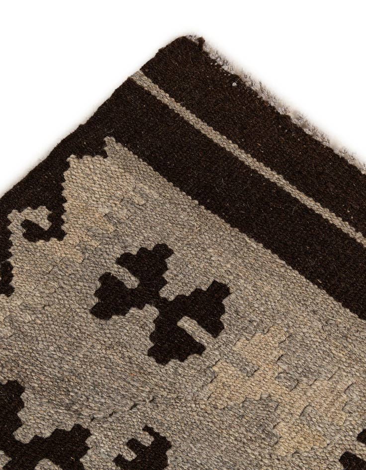 Detail image of  2' 7 x 3' 11  Hand Woven Kilim Maymana Wool Rug
