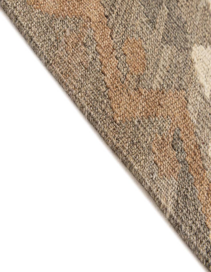 Detail image of  3' 2 x 5'  Hand Woven Kilim Maymana Wool Rug