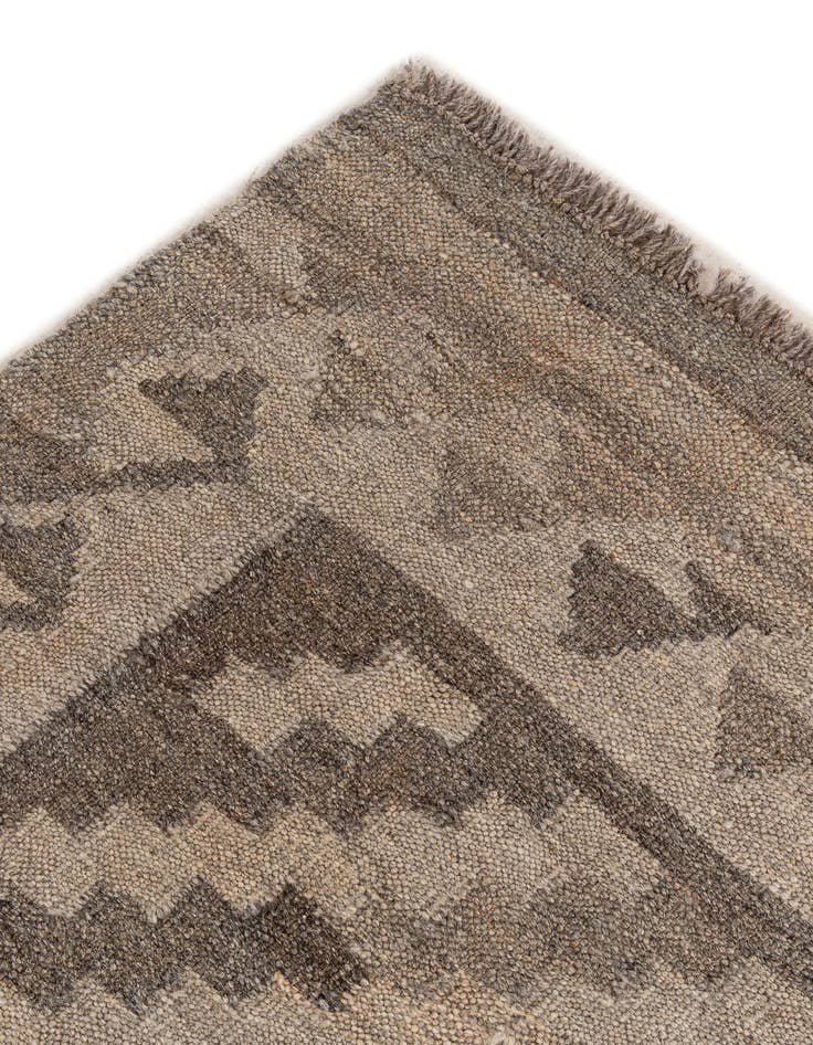 Detail image of  3' 2 x 5' 2  Hand Woven Kilim Maymana Wool Rug