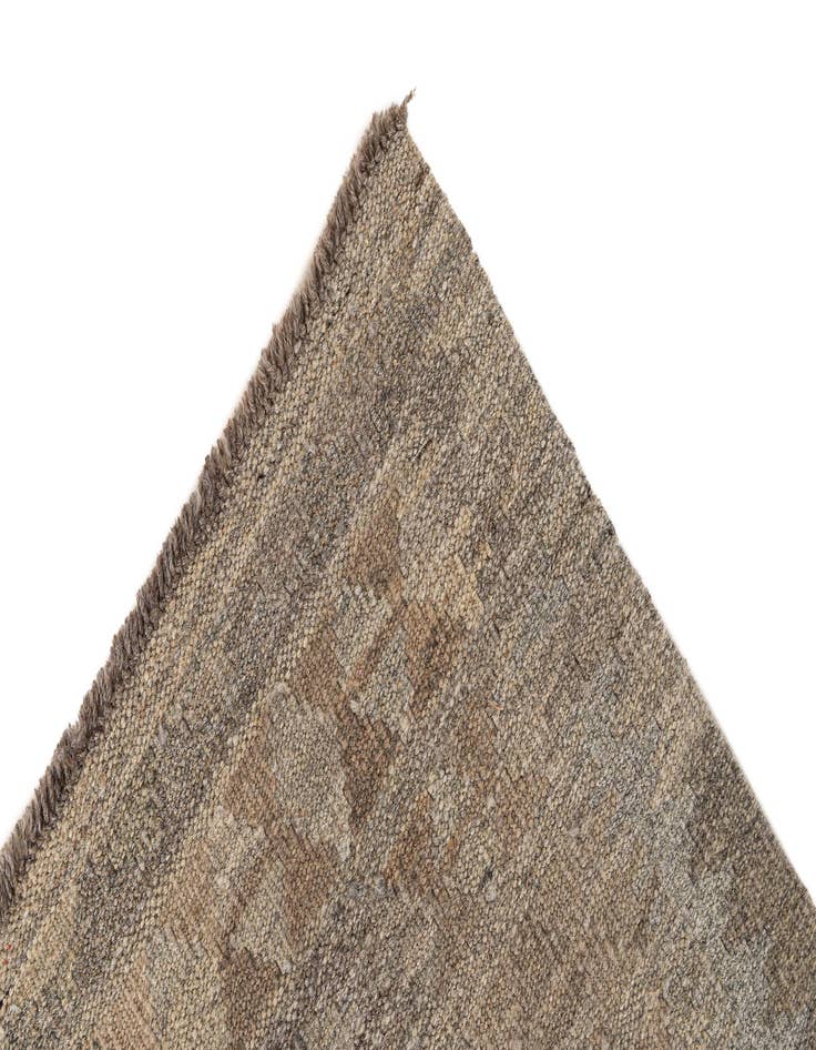 Detail image of  5' 2 x 6' 11  Hand Woven Kilim Maymana Wool Rug