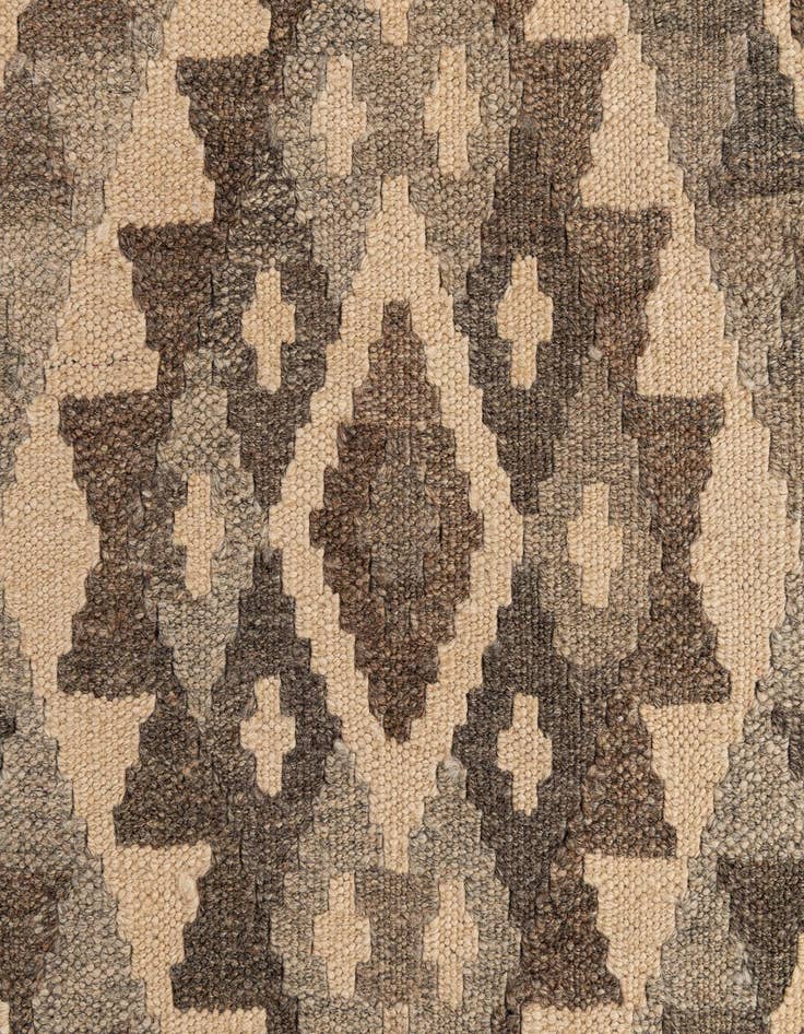 Detail image of  2' 9 x 4' 2  Hand Woven Kilim Maymana Wool Rug