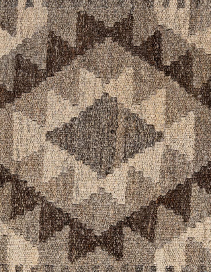 Detail image of  3' 3 x 4' 11  Hand Woven Kilim Maymana Wool Rug