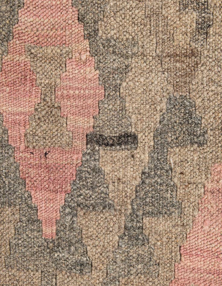 Detail image of  6' x 8' 3  Hand Woven Kilim Maymana Wool Rug