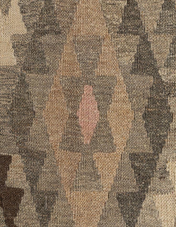 Detail image of  10' 7 x 12' 1  Hand Woven Kilim Maymana Wool Rug