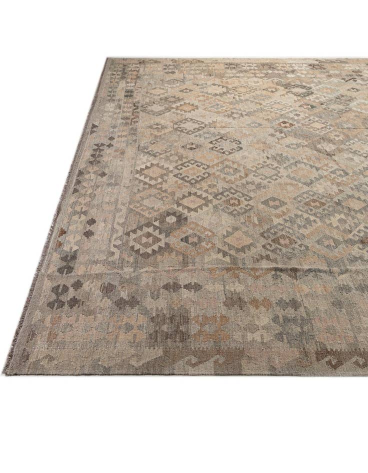 Detail image of  11' 10 x 16' 3  Hand Woven Kilim Maymana Wool Rug
