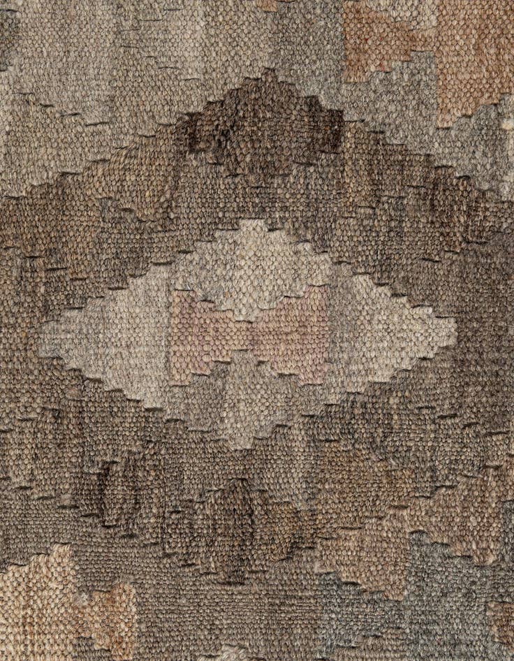 Detail image of  11' 10 x 16' 3  Hand Woven Kilim Maymana Wool Rug