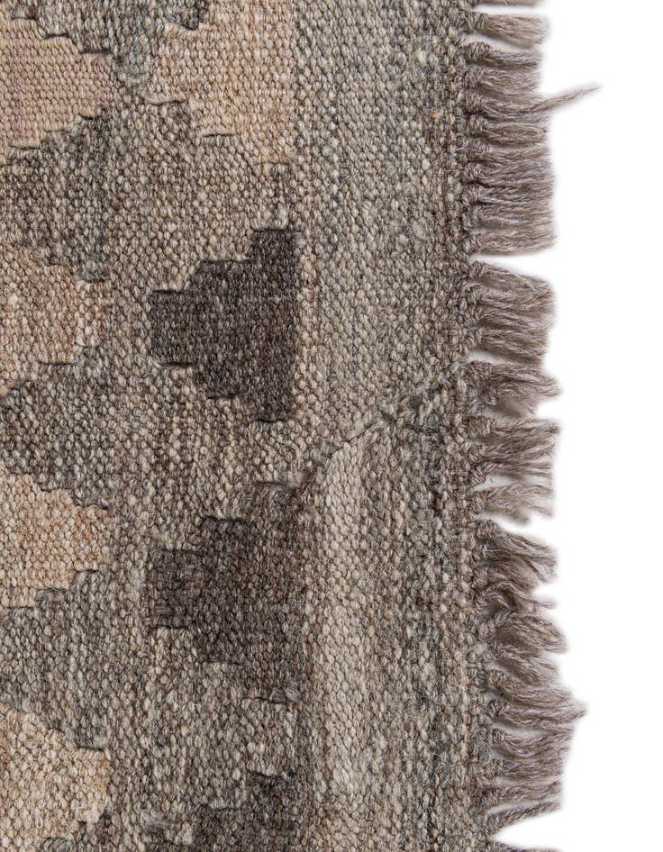 Detail image of  11' 10 x 16' 3  Hand Woven Kilim Maymana Wool Rug
