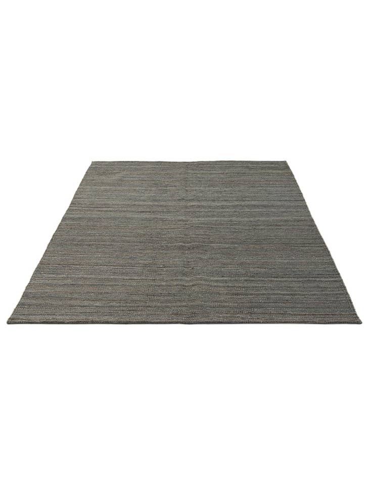 Detail image of  4' 8 x 6' 1  Hand Woven Kilim Modern Wool Rug