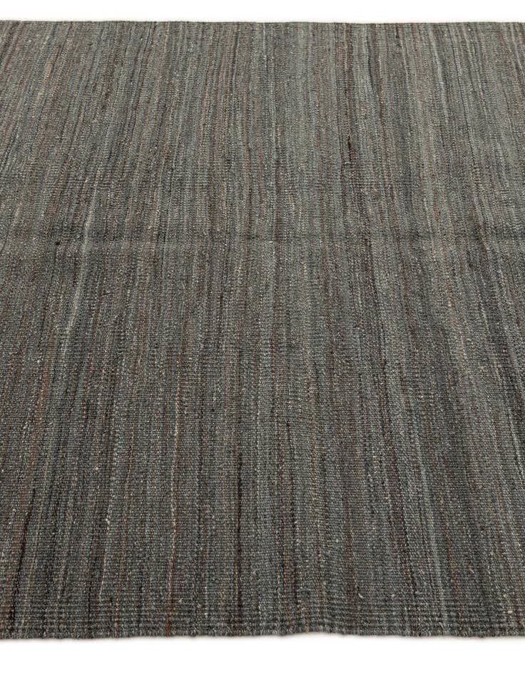 Detail image of  4' 8 x 6' 1  Hand Woven Kilim Modern Wool Rug