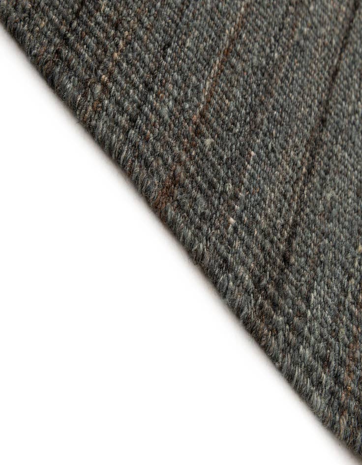 Detail image of  4' 8 x 6' 1  Hand Woven Kilim Modern Wool Rug