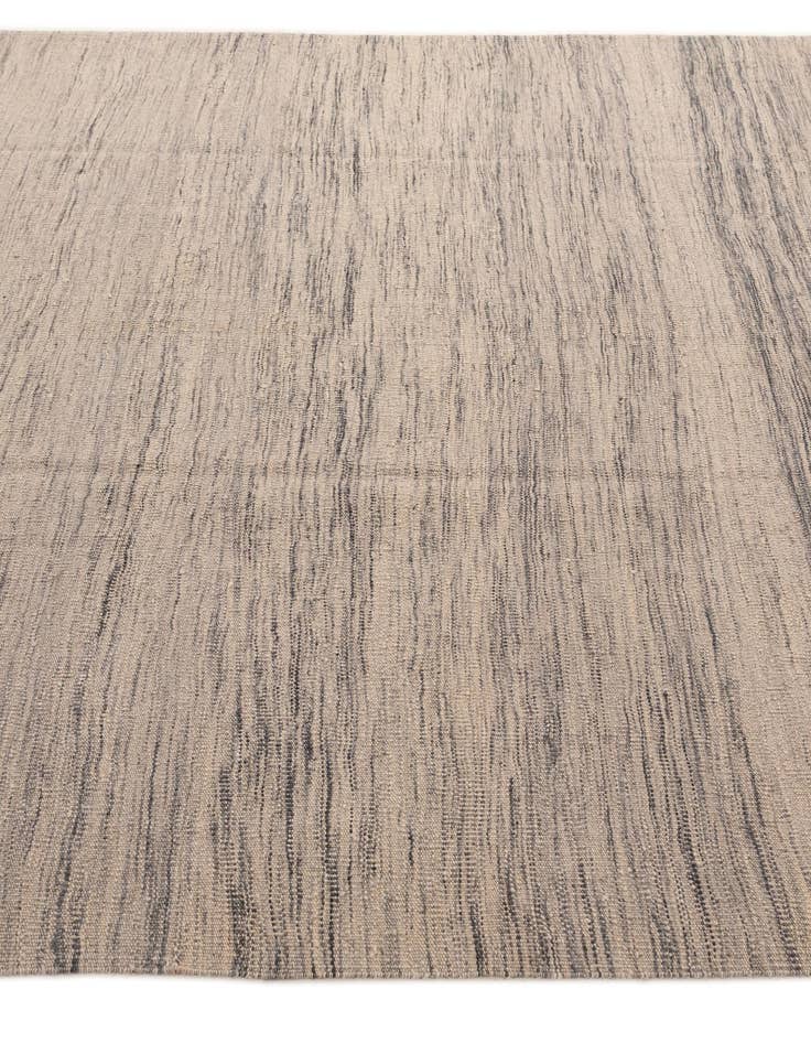 Detail image of  6' 6 x 9' 8  Hand Woven Kilim Modern Wool Rug