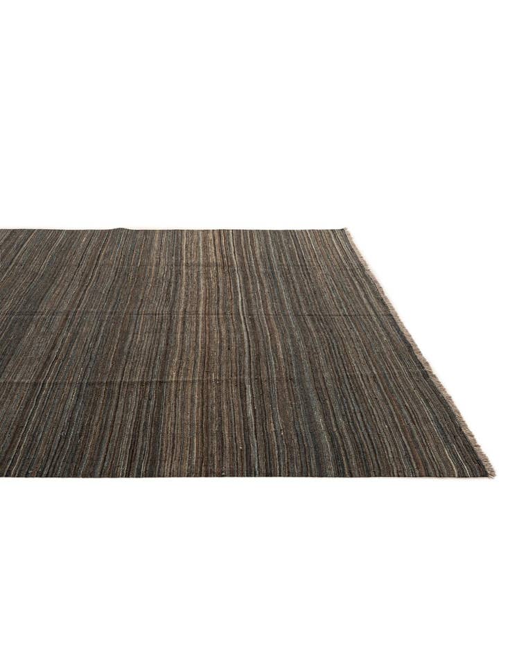 Detail image of  6' 6 x 9' 9  Hand Woven Kilim Modern Wool Rug