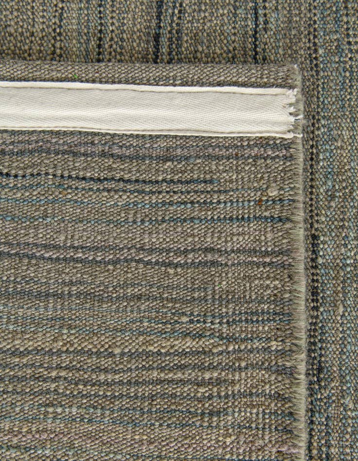 Detail image of 6' 11 x 9' 6 Hand Woven Kilim Modern Wool Rug