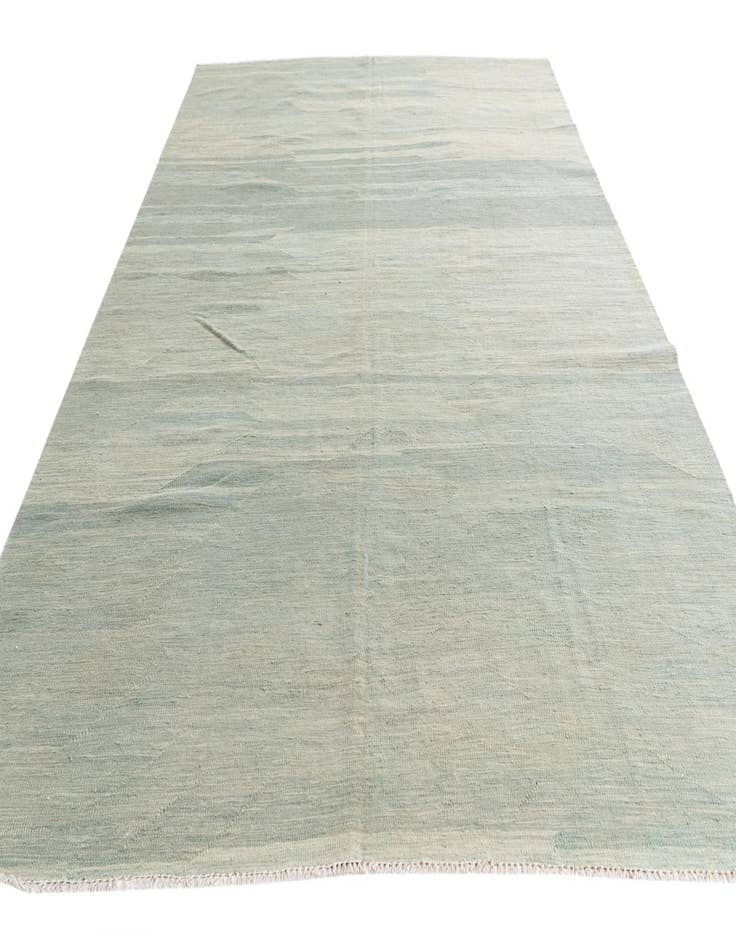 Detail image of  6' 6 x 10'  Hand Woven Kilim Modern Wool Rug