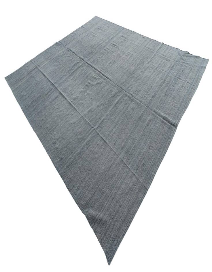 Detail image of  10' x 11' 7  Hand Woven Kilim Modern Wool Rug