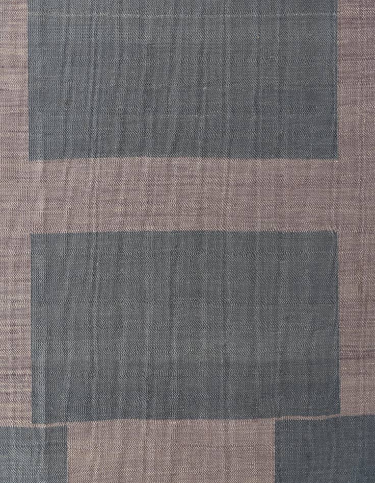 Detail image of  6' 9 x 9' 6  Hand Woven Kilim Modern Wool Rug