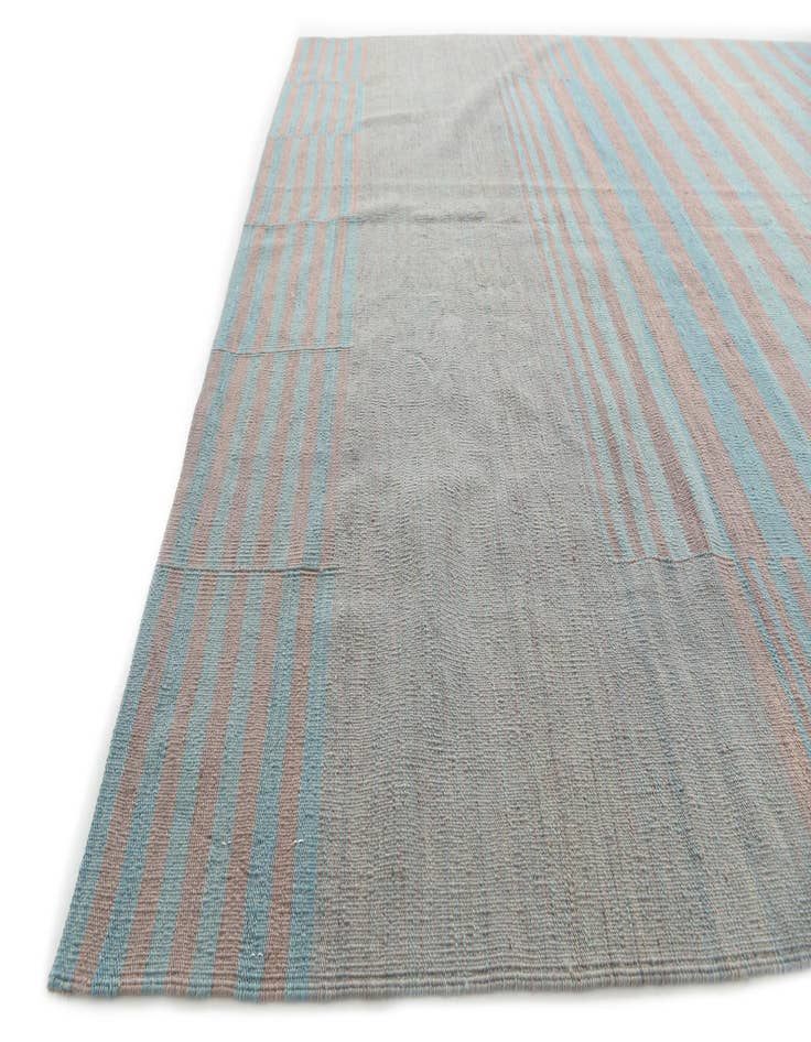 Detail image of  6' 7 x 9' 5  Hand Woven Kilim Modern Wool Rug