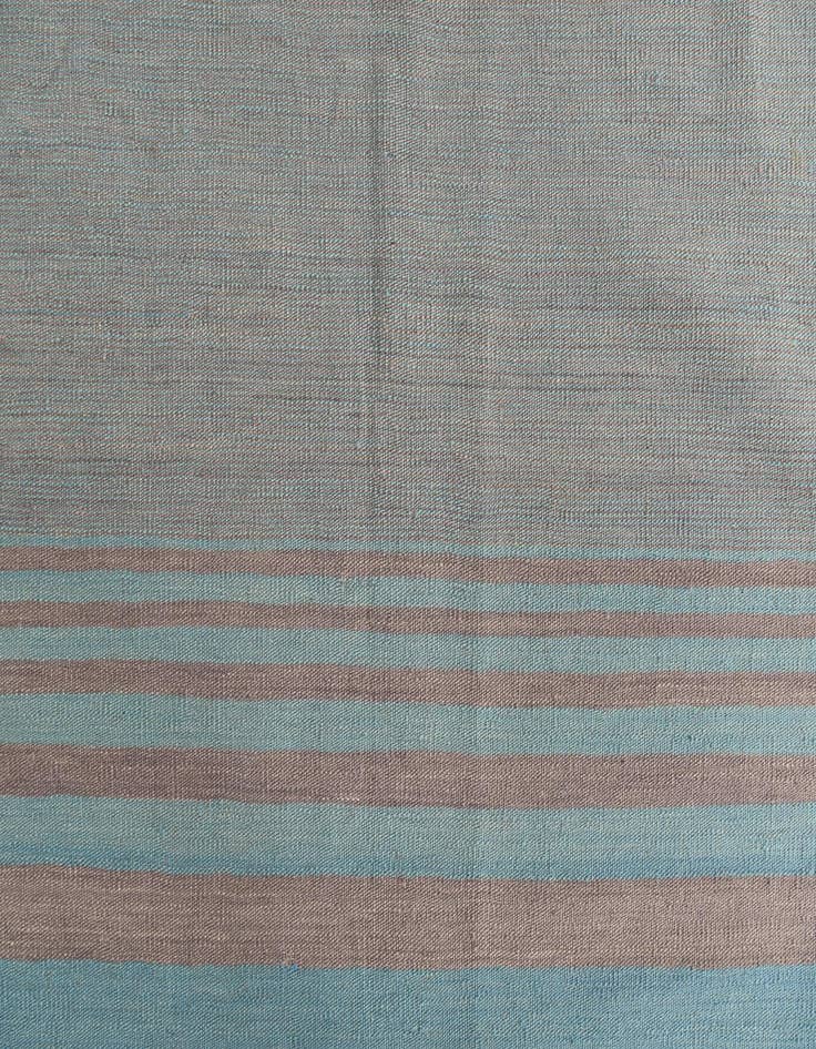Detail image of  6' 7 x 9' 5  Hand Woven Kilim Modern Wool Rug