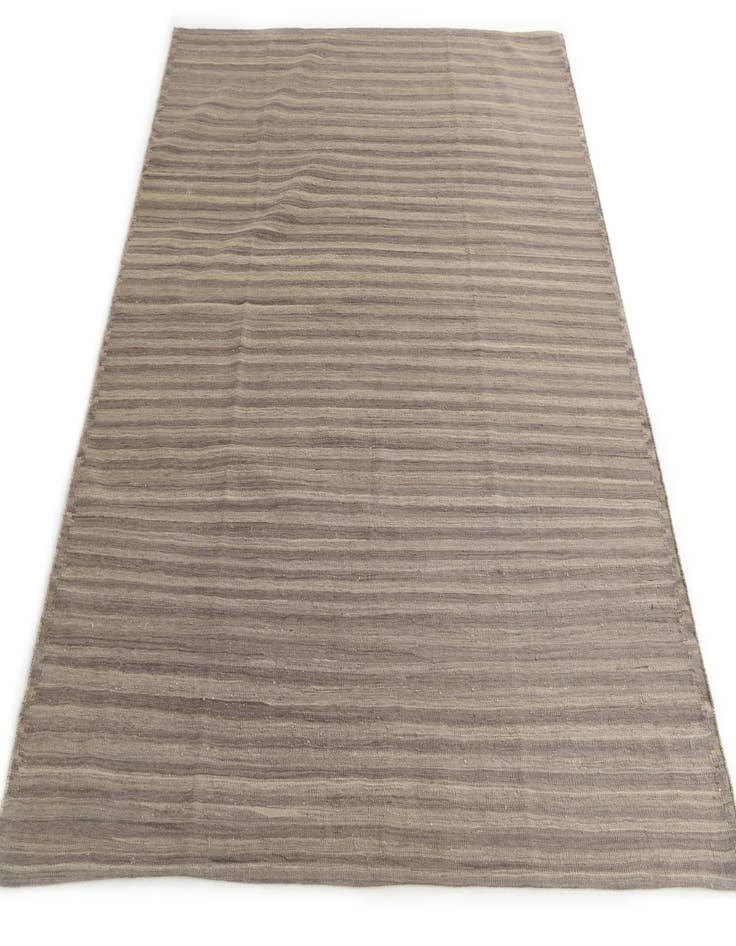 Detail image of  6' 1 x 7'  Hand Woven Kilim Modern Wool Rug