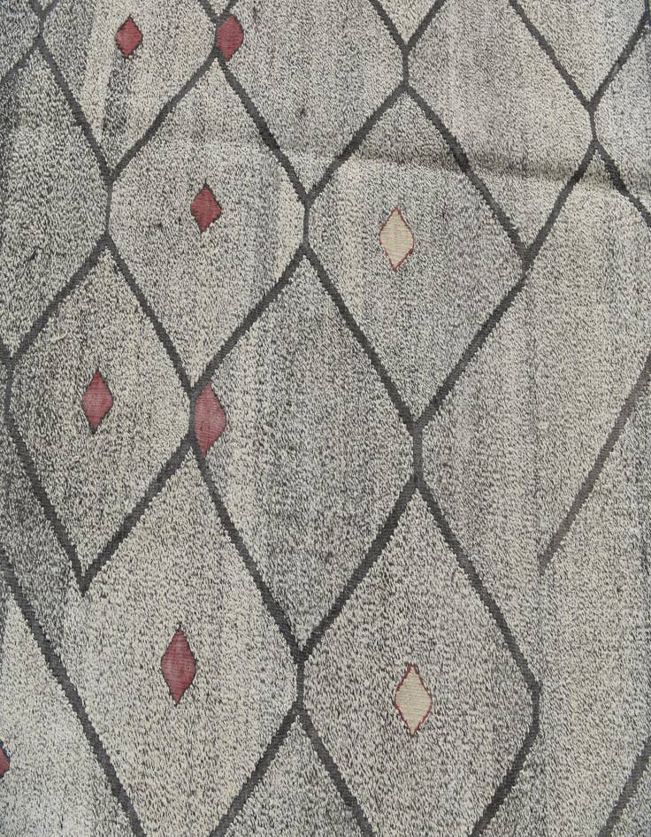 Detail image of  9' 1 x 12'  Hand Woven Kilim Modern Wool Rug