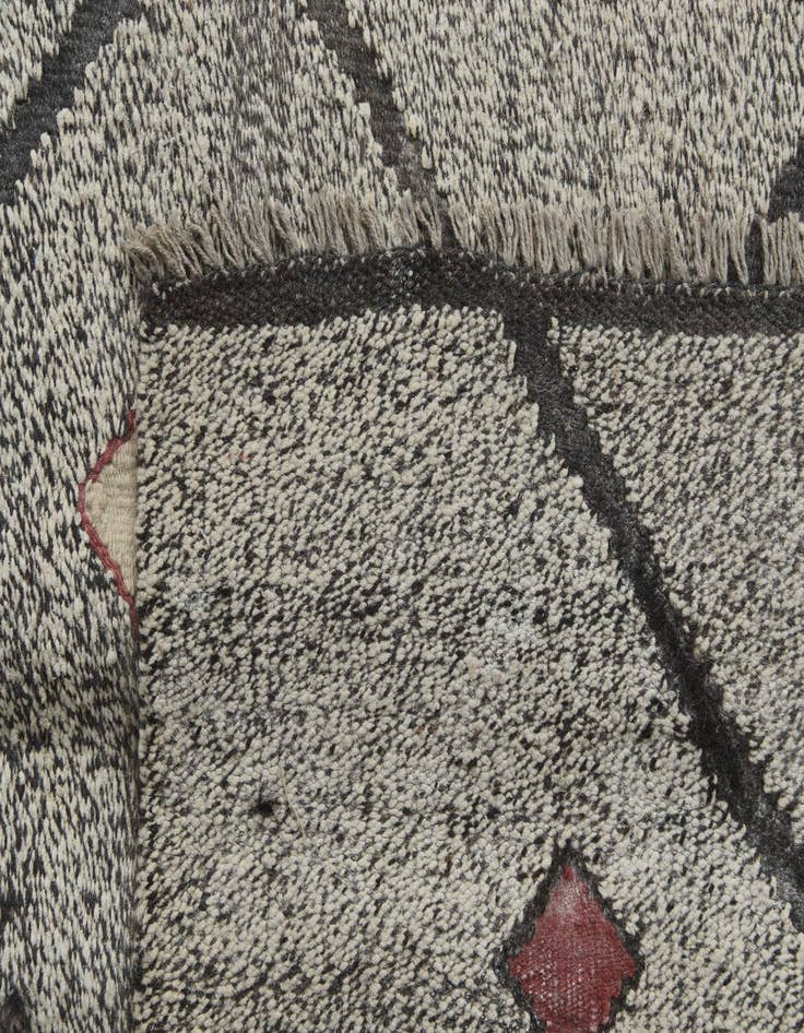 Detail image of  9' 1 x 12'  Hand Woven Kilim Modern Wool Rug