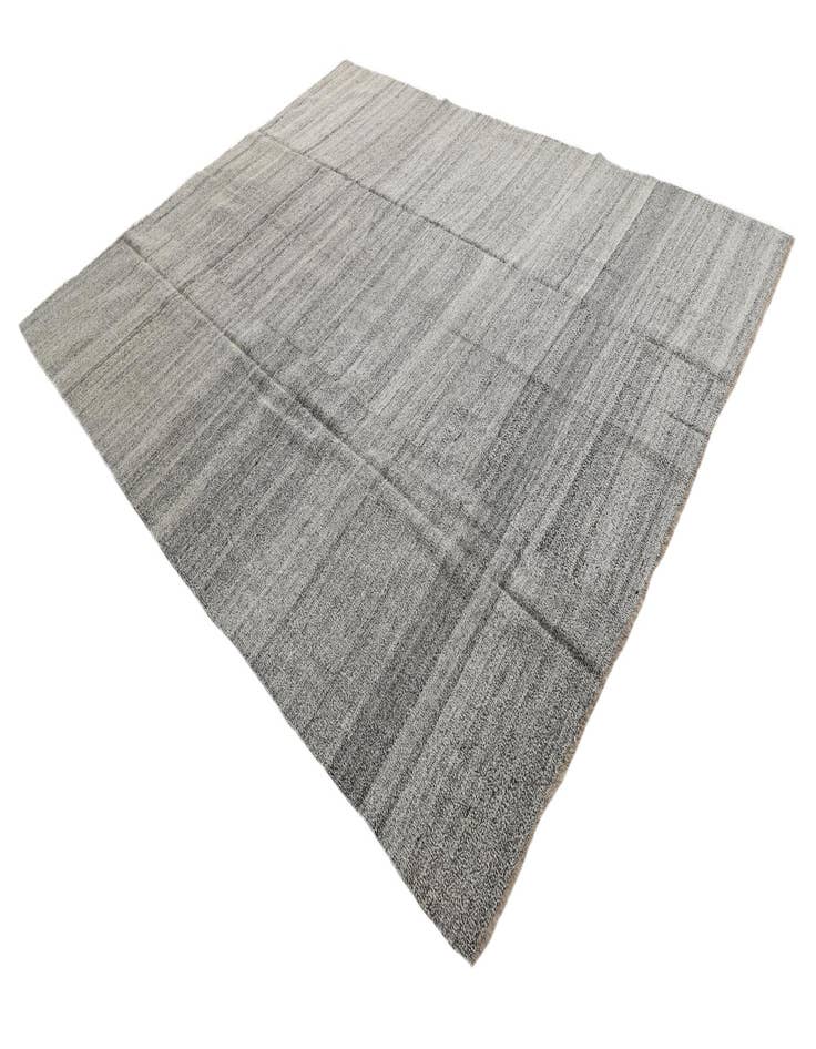 Detail image of  9' 2 x 11' 6  Hand Woven Kilim Modern Wool Rug