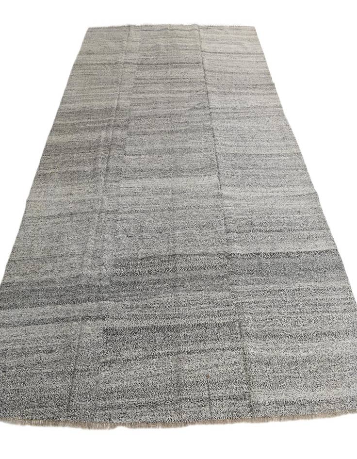 Detail image of  9' 2 x 11' 6  Hand Woven Kilim Modern Wool Rug