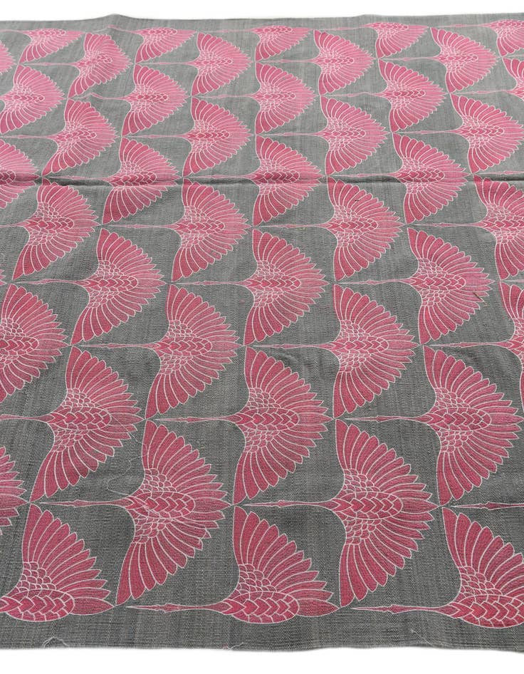 Detail image of  6' 5 x 9' 8  Hand Woven Kilim Modern Wool Rug