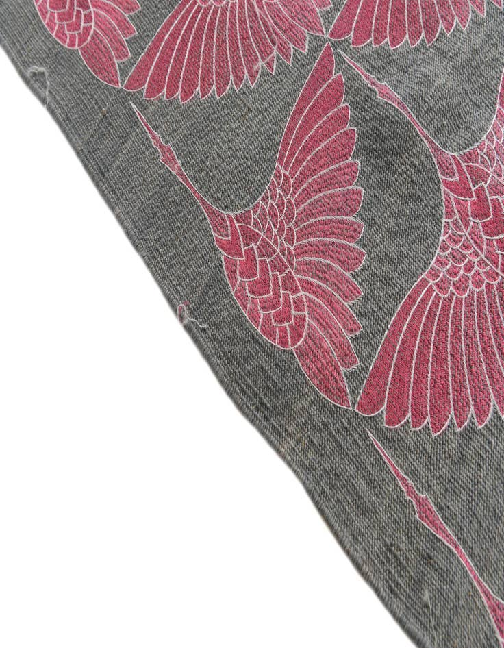 Detail image of  6' 5 x 9' 8  Hand Woven Kilim Modern Wool Rug