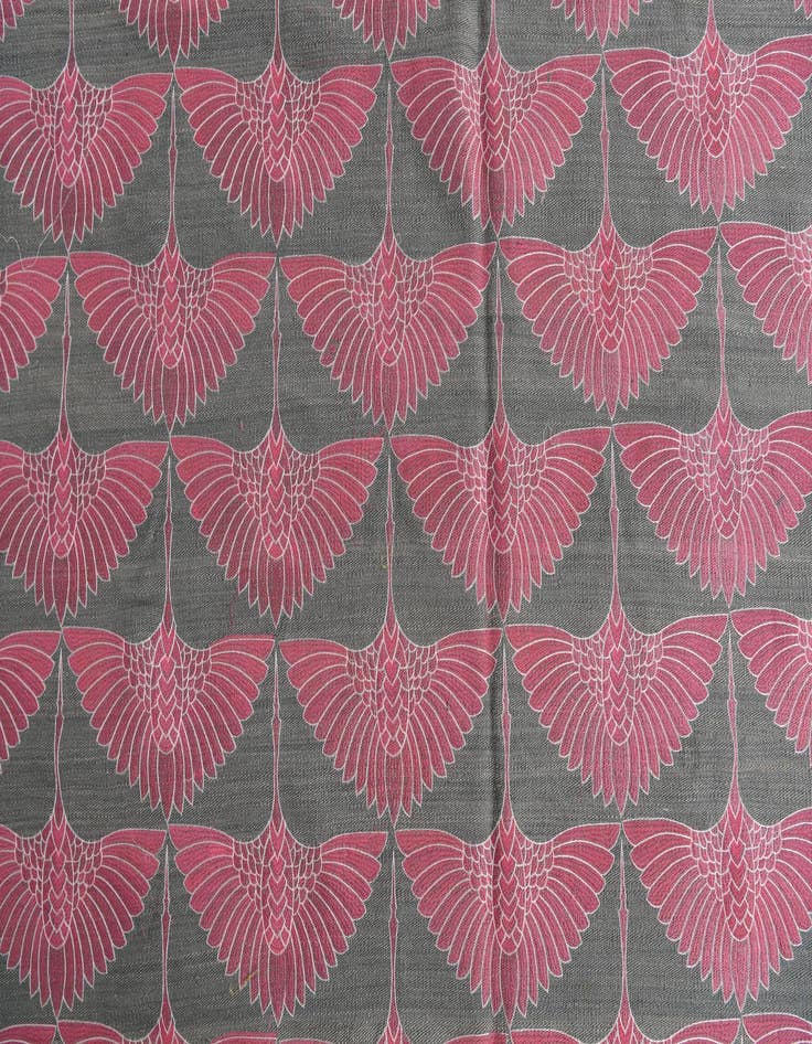 Detail image of  6' 5 x 9' 8  Hand Woven Kilim Modern Wool Rug