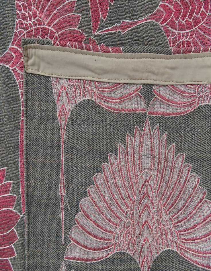 Detail image of  6' 5 x 9' 8  Hand Woven Kilim Modern Wool Rug