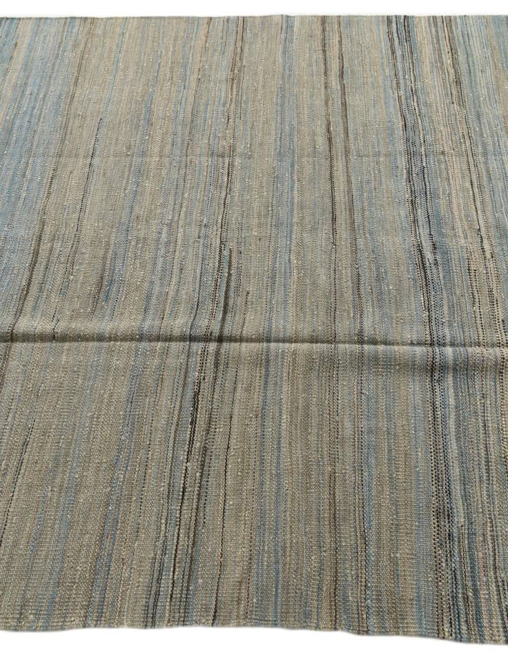 Detail image of  5' 5 x 8'  Hand Woven Kilim Modern Wool Rug