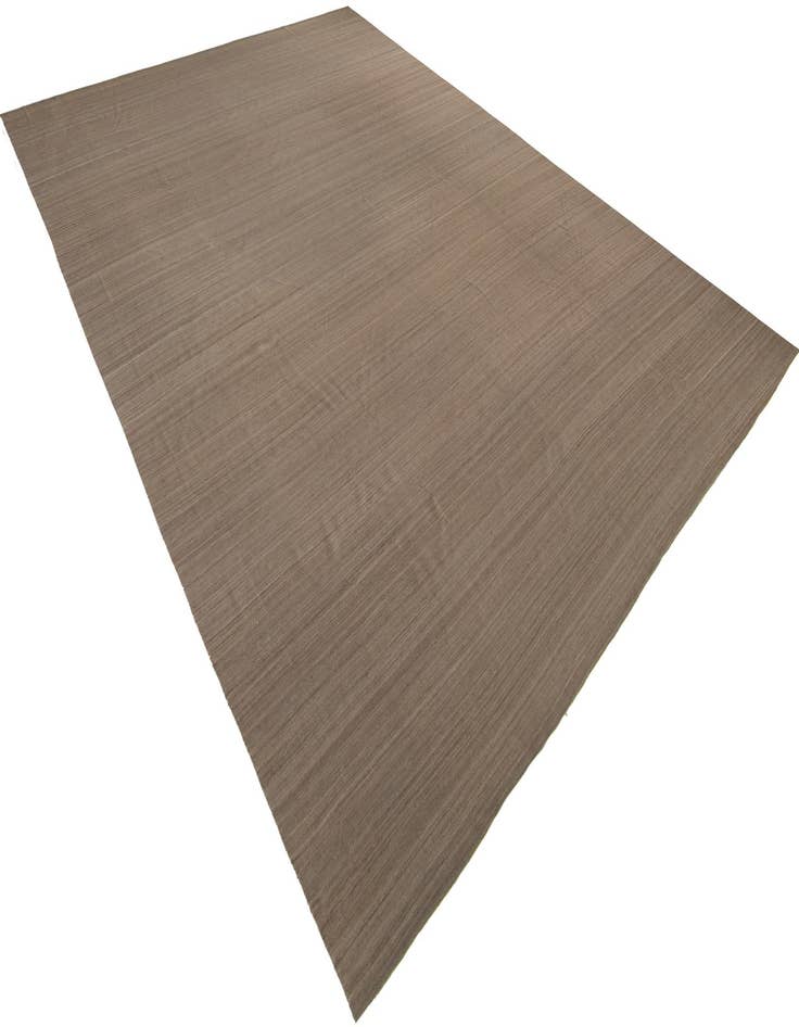 Detail image of  16' 3 x 20' 6  Hand Woven Kilim Modern Wool Rug