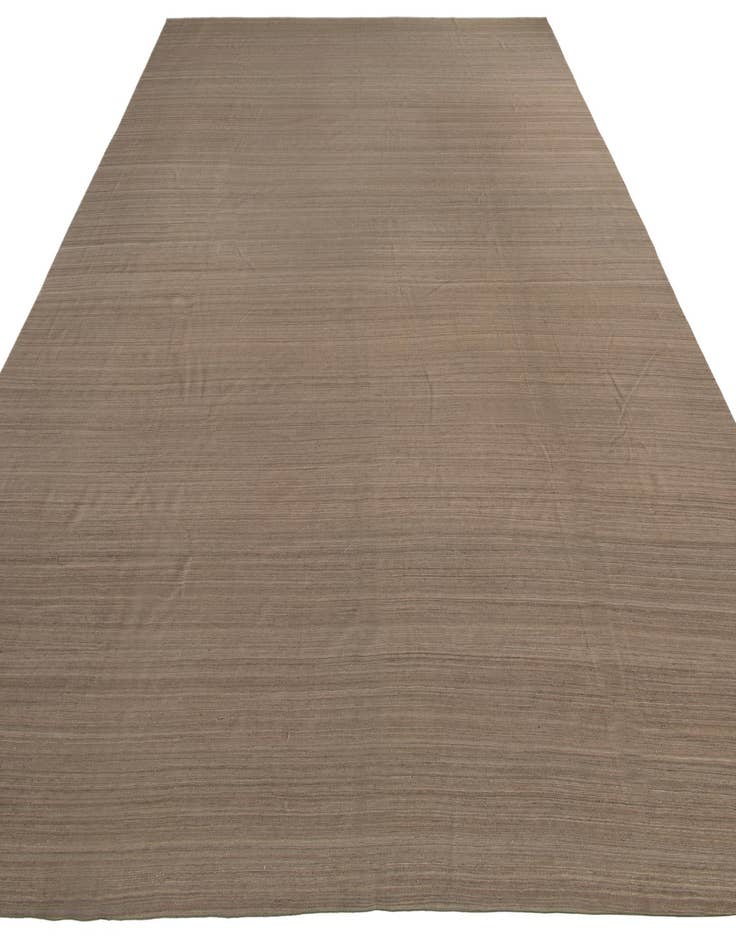 Detail image of  16' 3 x 20' 6  Hand Woven Kilim Modern Wool Rug