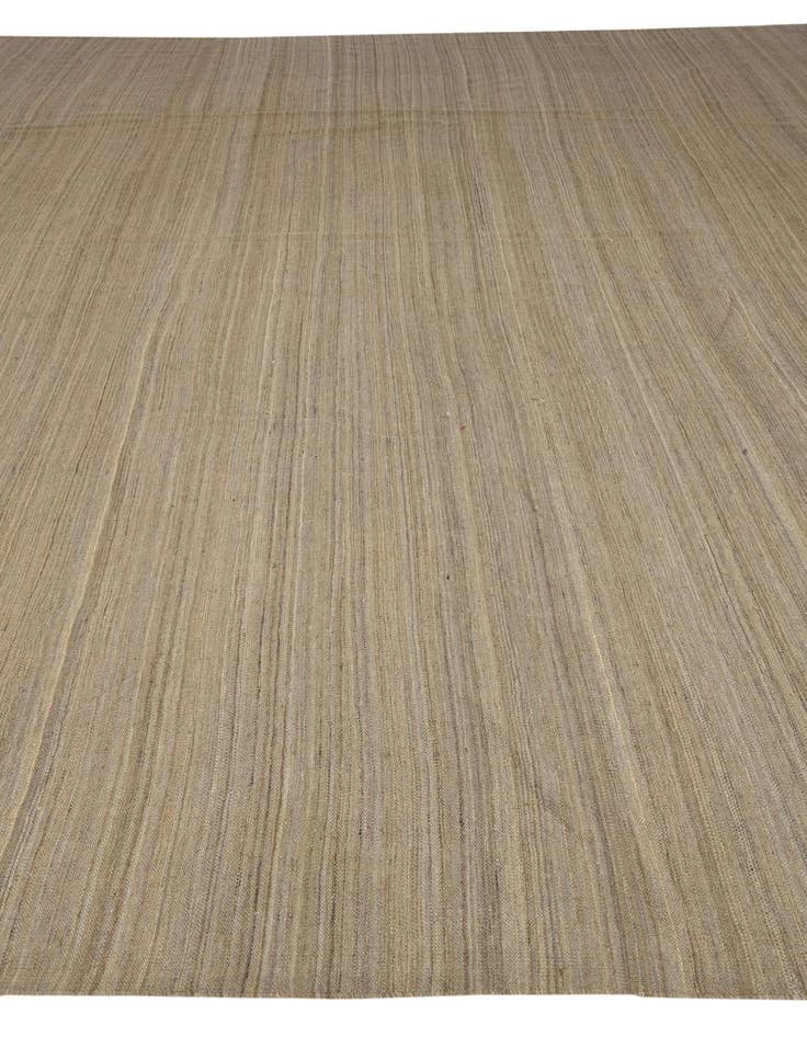 Detail image of  16' 3 x 20' 6  Hand Woven Kilim Modern Wool Rug