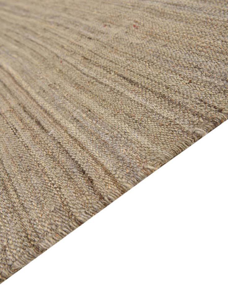 Detail image of  16' 3 x 20' 6  Hand Woven Kilim Modern Wool Rug