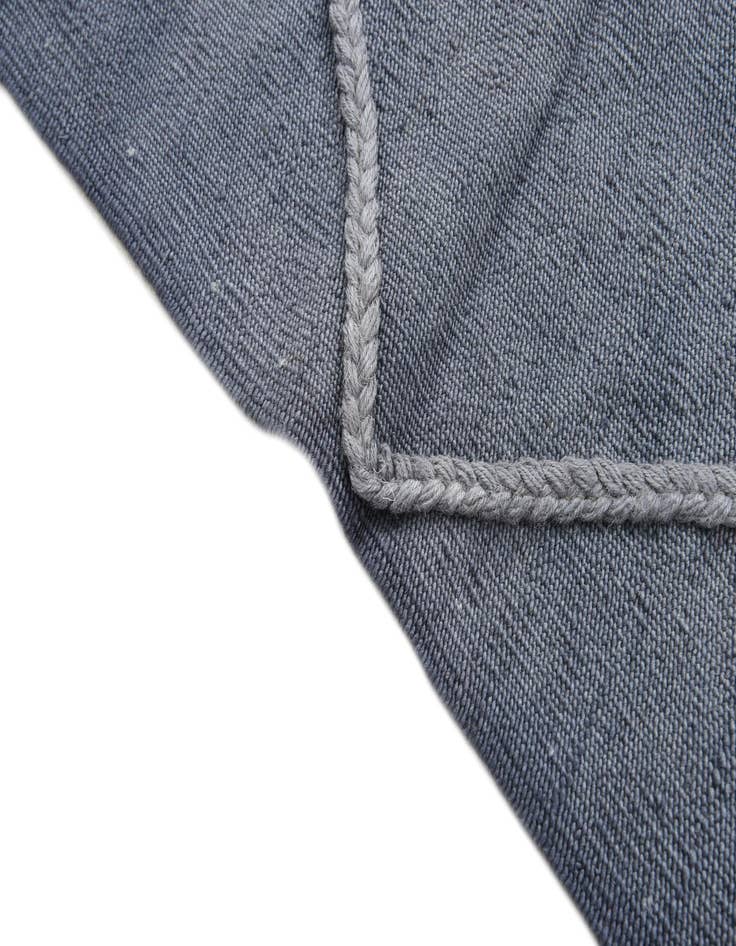 Detail image of  3' 4 x 4' 10  Hand Woven Kilim Modern Wool Rug