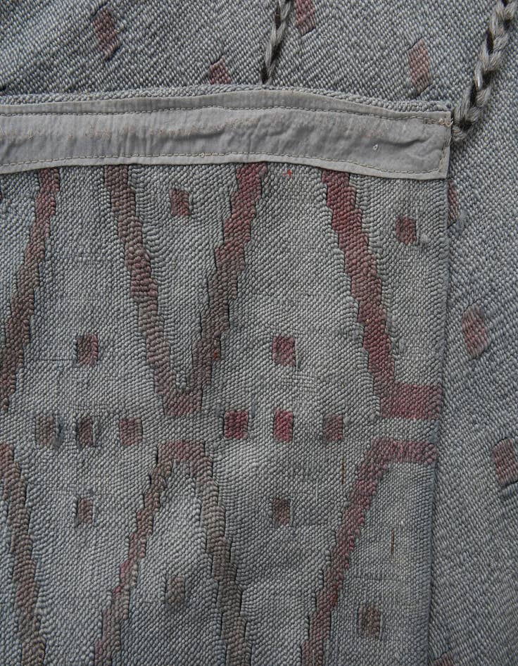 Detail image of 8' 6 x 9' 3 Hand Woven Kilim Modern Wool Rug