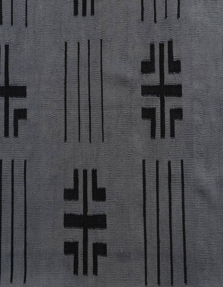 Detail image of  8' 5 x 9' 7  Hand Woven Kilim Modern Wool Rug