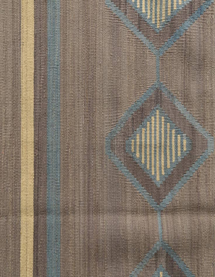 Detail image of  6' 6 x 9' 5  Hand Woven Kilim Modern Wool Rug