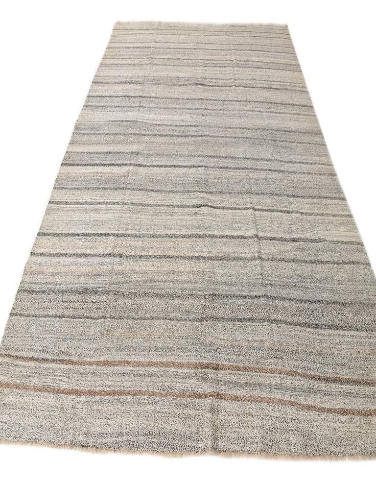 Detail image of  8' 9 x 12'  Hand Woven Kilim Modern Wool Rug