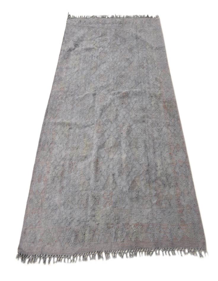 Detail image of  4' 3 x 6' 5  Hand Woven Kilim Modern Wool Rug