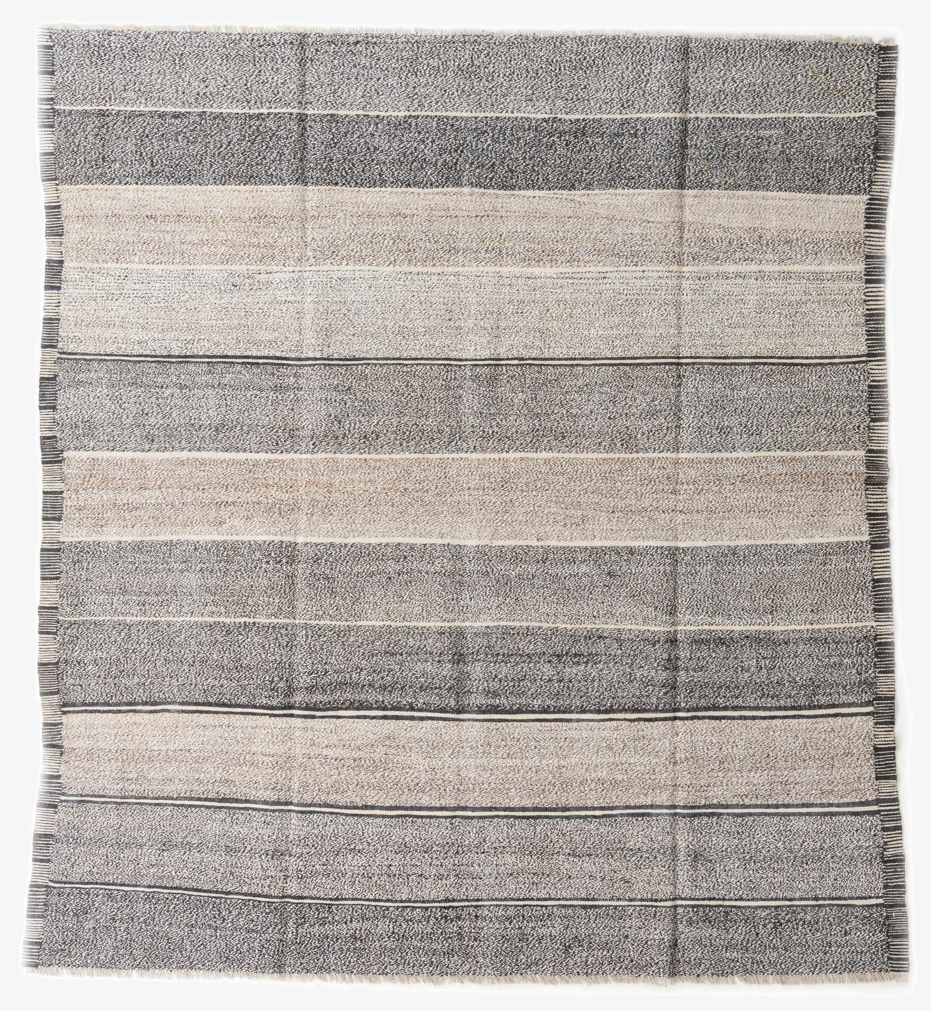 8' 4 x 9' 3  Hand Woven Kilim Modern Wool Rug