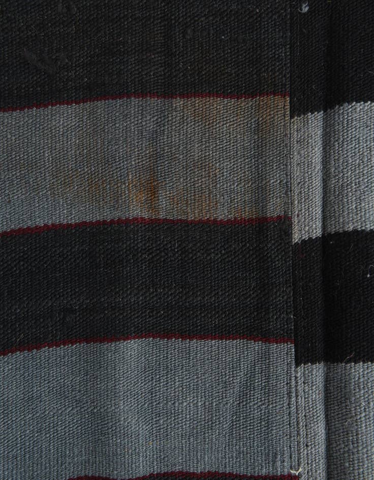 Detail image of  5' 8 x 8' 2  Hand Woven Kilim Patchwork Wool Rug