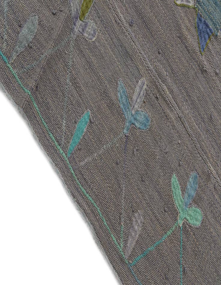 Detail image of  5' 5 x 7' 7  Hand Woven Kilim Suzani Wool Rug