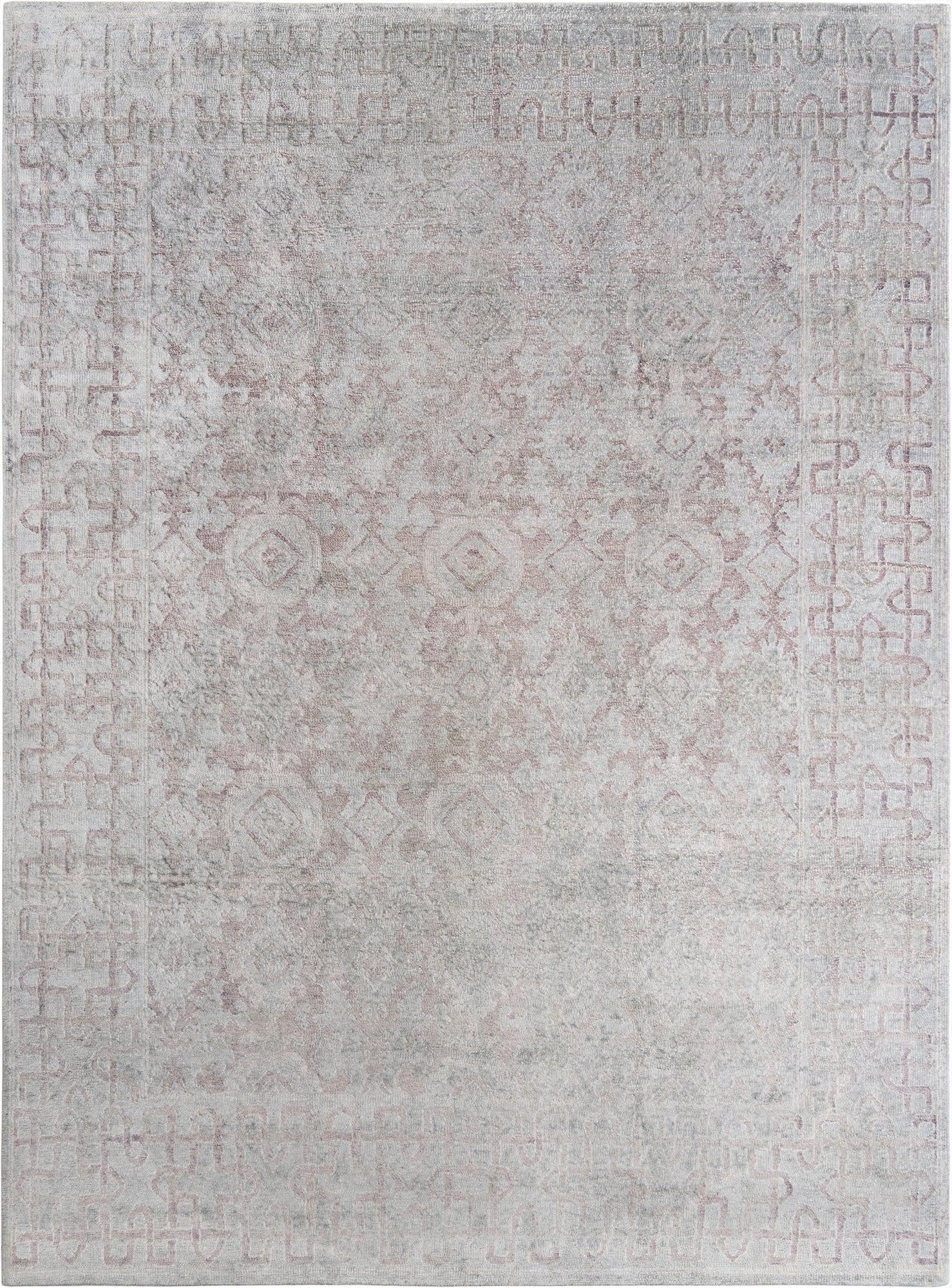  7' 11 x 10' 10  Hand Knotted Kundan Rug