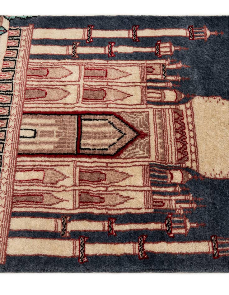 Detail image of  2' x 3' 1  Hand Knotted Lahour Oriental Wool Rug