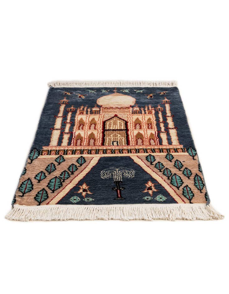 Detail image of  2' 1 x 3' 4  Hand Knotted Lahour Oriental Wool Rug