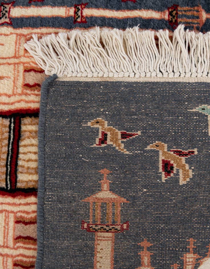 Detail image of  2' 1 x 3' 3  Hand Knotted Lahour Oriental Wool Rug