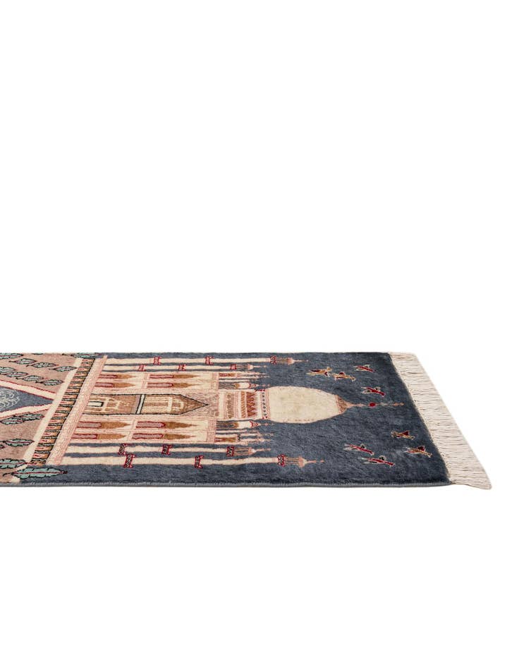 Detail image of  2' 1 x 3' 3  Hand Knotted Lahour Oriental Wool Rug